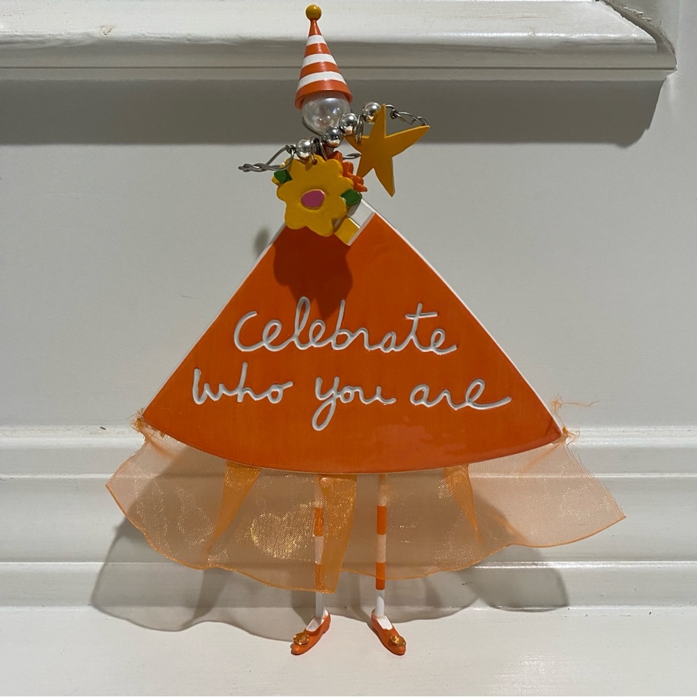 Sandra Magsamen Department 56 Celebrate Who You Are Wall Hanger Ceramic Figure